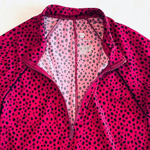 All in Motion rash guard Women's Medium pink stretch beach activewear sports - Picture 3 of 7